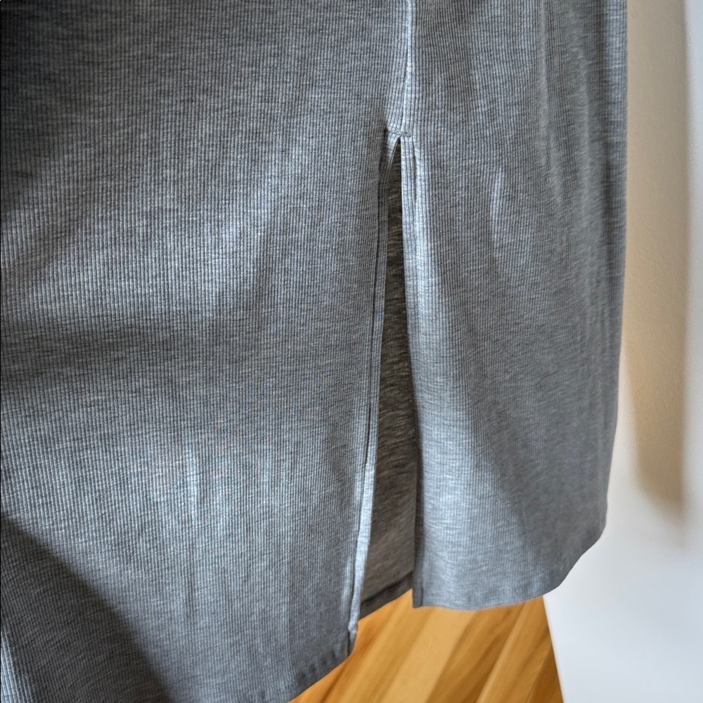 Athleta signature rib maxi dress in grey, size XS. Grey athletic dress - Picture 8 of 8